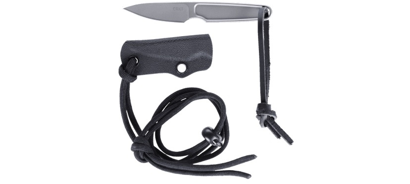 CRKT HangTi 7066 to ultrakompaktowy nóż ze stałym ostrzem, wykonany z jednego kawałka tytanu.Jest mocny i jednocześnie lekki jak piórko, doskonale sprawdzi się przy lekkich zadaniach związanych z cięciem i krojeniem.W komplecie z HangTi znajduje się kydexowa pochewka ze smyczą, umożliwiająca powieszenie noża na szyi czy przytroczenie np. do plecaka. Cechy: Stal ostrza: Tytan Ostrze: Gładkie Wykończenie: Bead Blast Długość ostrza:  - LifeGun.pl NÓŻ CRKT 7066 HANG TI Silver-5