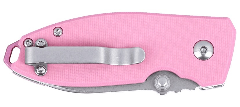 NÓŻ CRKT 2474 P - SQUID BUTTON LOCK ROSE-2