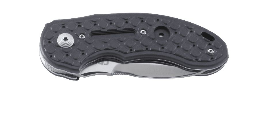 Asystent otwierania: IKBS | Opakowanie: Pudełko kartonowe | Waga (g): 167 | Rodzaj ostrza:: Zmodyfikowany Drop Point | Stal: BD1 | Wykończenie ostrza: Satynowe | Długość po złożeniu (cm): 10.8 | Długość ostrza (cm): 7.5 | Twardość materiału ostrza::: 57-59 HRC | Projektant: Flavio Ikoma | Długość całkowita (cm): 18.4 | Blokada ostrza: Locking Liner + ILS | Grubość ostrza (cm): 0.38 | Rękojeść: Nylonowe okładziny wzmocnione włóknem szklanym - LifeGun.pl Nóż Składany CRKT 5350 No Time Off™-4