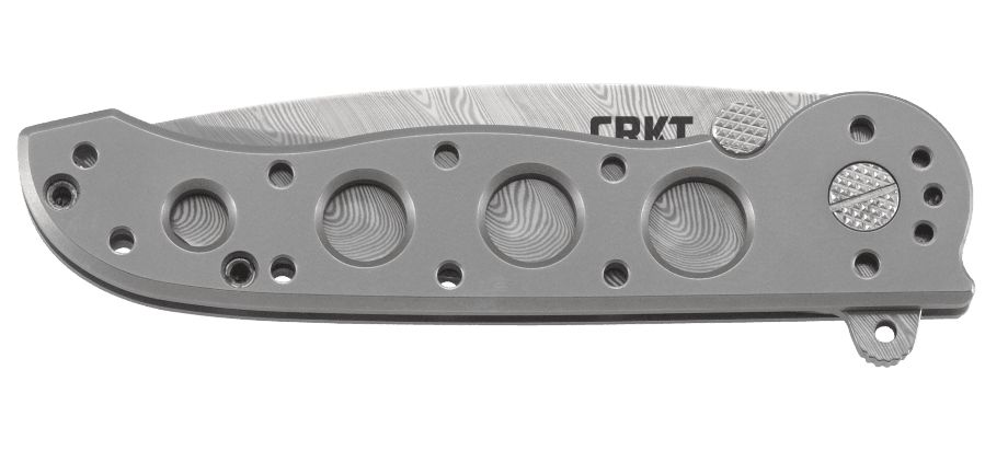 Asystent otwierania: Nie | Ostrze ząbkowane: Nie | Futerał: Nie | Opakowanie: Pudełko kartonowe | Rodzaj ostrza:: Tanto | Stal: Stal Damasceńska DS93X | Wykończenie ostrza: Trawienie Kwasem | Długość ostrza (cm): 7.8 | Rękojeść: Tytan | Projektant: Kit Carson | Długość całkowita (cm): 18.7 | Blokada ostrza: Frame Lock | Rodzaj ząbkowania ostrza: NIE - LifeGun.pl Nóż CRKT Commemorative M16-02D - Edycja Limitowana-4