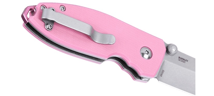 NÓŻ CRKT 2474 P - SQUID BUTTON LOCK ROSE-6
