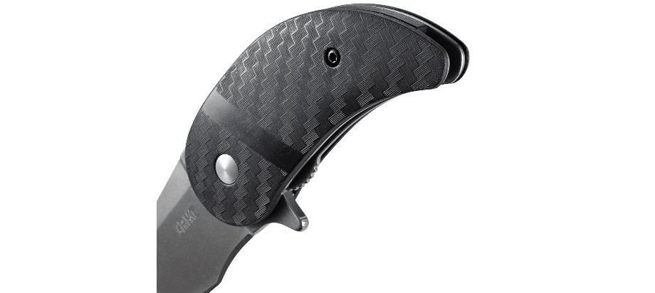 Asystent otwierania: Nie | Ostrze ząbkowane: Nie | Futerał: Nie | Opakowanie: Pudełko kartonowe | Waga (g): 65 | Rodzaj ostrza:: Zmodyfikowany Drop Point | Stal: 420J2 | Wykończenie ostrza: Piaskowanie | Długość po złożeniu (cm): 7.5 | Długość ostrza (cm): 4.7 | Twardość materiału ostrza::: 50-52 HRC | Projektant: Philip Booth | Długość całkowita (cm): 11.9 | Blokada ostrza: Locking Liner | Grubość ostrza (cm): 0.27 | Rękojeść: Nylonowe okładziny wzmocnione włóknem szklanym - LifeGun.pl Nóż Składany CRKT 6415 Snicker-8