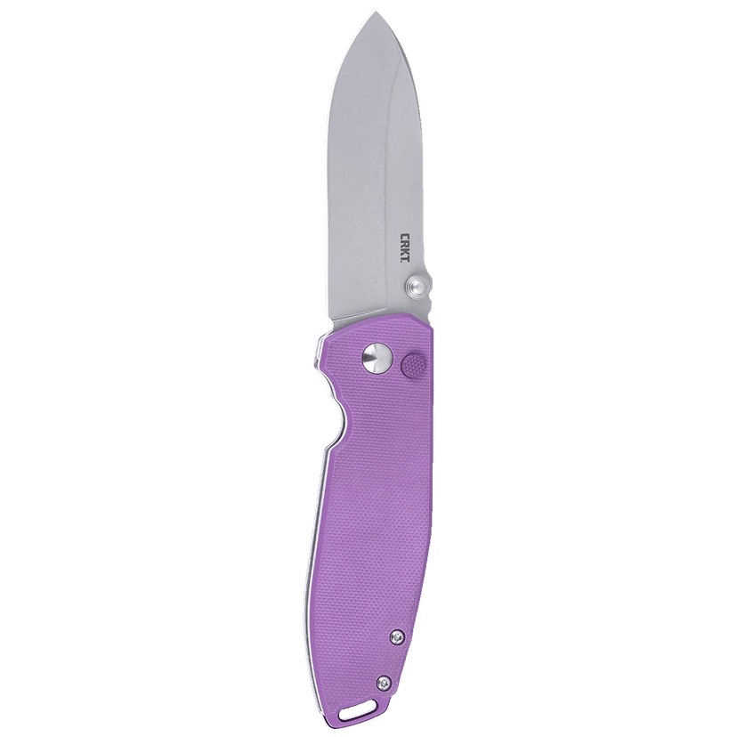 NÓŻ CRKT 2495 P - SQUID XM BUTTON LOCK Violet-2
