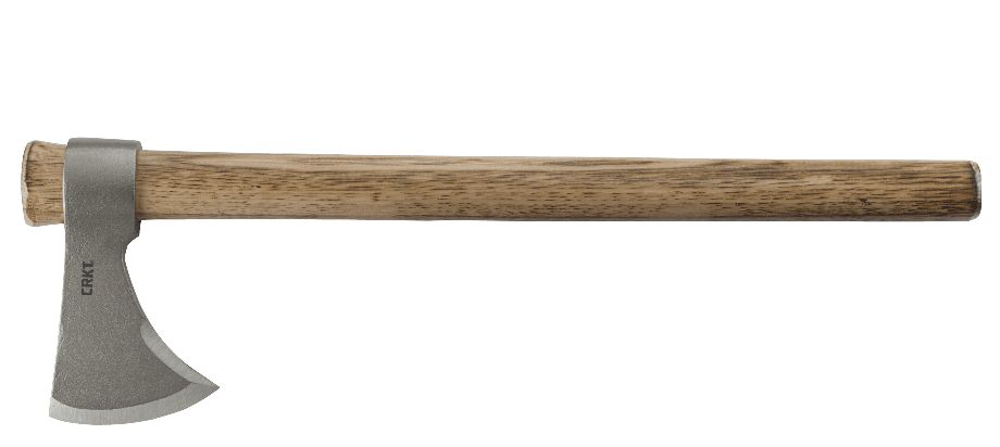 Futerał: Nie | Waga (g): 720 | Rodzaj ostrza:: Tomahawk | Stal: 1055 Carbon | Grubość ostrza (cm): 1.2 | Rękojeść: Drewno orzecha | Twardość materiału ostrza::: 50-55 HRC | Projektant: Ryan Johnson | Długość całkowita (cm): 48.6 | Długość ostrza (cm): 8.8 - LifeGun.pl Siekiera CRKT T-Hawk 2732-1