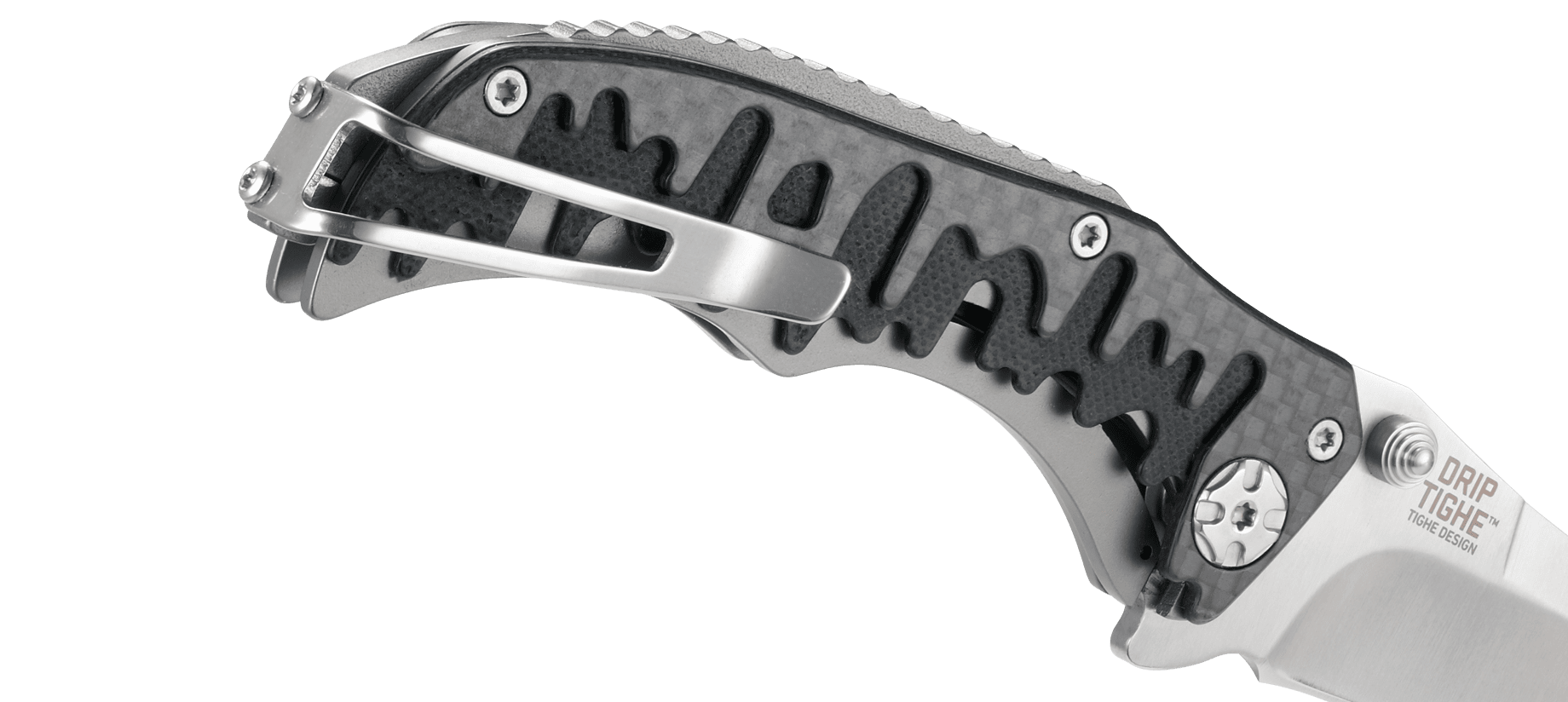 Asystent otwierania: OutBurst | Opakowanie: Pudełko kartonowe | Waga (g): 119 | Stal: 8Cr13MoV | Wykończenie ostrza: Satynowe | Długość po złożeniu (cm): 10.6 | Długość ostrza (cm): 7.8 | Projektant: Brian Tighe | Długość całkowita (cm): 18.4 | Blokada ostrza: Locking Liner | Grubość ostrza (cm): 0.28 | Rękojeść: Włókno węglowe + G10 - LifeGun.pl Nóż CRKT 1190 Drip Tighe-8