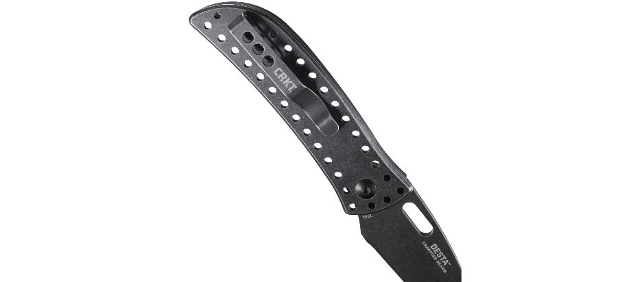 Asystent otwierania: Nie | Ostrze ząbkowane: Nie | Futerał: Nie | Opakowanie: Pudełko kartonowe | Waga (g): 65 | Projektant: Pat & Wes Crawford | Długość całkowita (cm): 15.7 | Blokada ostrza: Lock Back | Grubość ostrza (cm): 0.27 | Rękojeść: Stal nierdzewna | Twardość materiału ostrza::: 57-59 HRC | Stal: 8Cr13MoV | Wykończenie ostrza: Piaskowanie | Długość po złożeniu (cm): 9.3 | Długość ostrza (cm): 6.5 - LifeGun.pl Nóż Składany CRKT 2784 Desta™-10