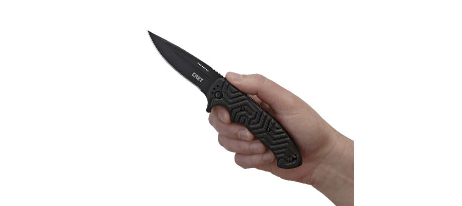 Asystent otwierania: Nie | Ostrze ząbkowane: Nie | Opakowanie: Pudełko kartonowe | Waga (g): 172 | Rodzaj ostrza:: Zmodyfikowany Drop Point | Stal: 8Cr14MoV | Wykończenie ostrza: Czarna oksyda | Długość po złożeniu (cm): 12.3 | Długość ostrza (cm): 8.4 | Twardość materiału ostrza::: 57-59 HRC | Projektant: Pat Crawford | Długość całkowita (cm): 20.7 | Blokada ostrza: Locking Liner | Grubość ostrza (cm): 0.38 | Rękojeść: Nylonowe okładziny wzmocnione włóknem szklanym - LifeGun.pl Nóż Składany CRKT 2037 Acquisition™-5