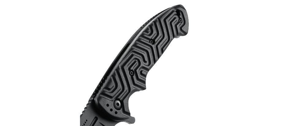 Asystent otwierania: Nie | Ostrze ząbkowane: Nie | Opakowanie: Pudełko kartonowe | Waga (g): 172 | Rodzaj ostrza:: Zmodyfikowany Drop Point | Stal: 8Cr14MoV | Wykończenie ostrza: Czarna oksyda | Długość po złożeniu (cm): 12.3 | Długość ostrza (cm): 8.4 | Twardość materiału ostrza::: 57-59 HRC | Projektant: Pat Crawford | Długość całkowita (cm): 20.7 | Blokada ostrza: Locking Liner | Grubość ostrza (cm): 0.38 | Rękojeść: Nylonowe okładziny wzmocnione włóknem szklanym - LifeGun.pl Nóż Składany CRKT 2037 Acquisition™-7