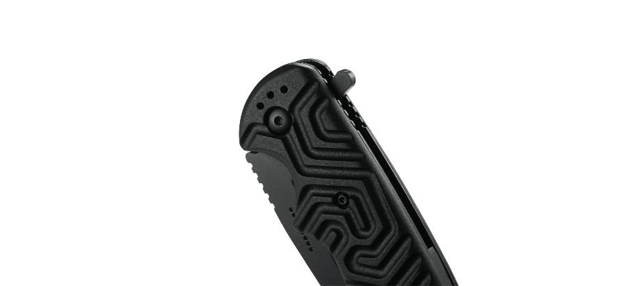 Asystent otwierania: Nie | Ostrze ząbkowane: Nie | Opakowanie: Pudełko kartonowe | Waga (g): 172 | Rodzaj ostrza:: Zmodyfikowany Drop Point | Stal: 8Cr14MoV | Wykończenie ostrza: Czarna oksyda | Długość po złożeniu (cm): 12.3 | Długość ostrza (cm): 8.4 | Twardość materiału ostrza::: 57-59 HRC | Projektant: Pat Crawford | Długość całkowita (cm): 20.7 | Blokada ostrza: Locking Liner | Grubość ostrza (cm): 0.38 | Rękojeść: Nylonowe okładziny wzmocnione włóknem szklanym - LifeGun.pl Nóż Składany CRKT 2037 Acquisition™-8