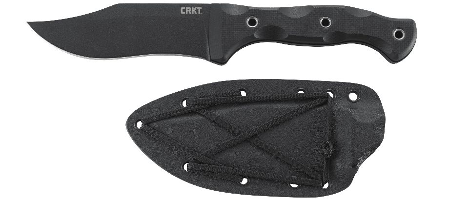 Ostrze ząbkowane: Nie | Futerał: Tak | Opakowanie: Pudełko kartonowe | Waga (g): 261 | Projektant: Austin McGlaun | Długość całkowita (cm): 26.5 | Blokada ostrza: Ostrze stałe | Długość ostrza (cm): 12.4 | Twardość materiału ostrza::: 55-58 HRC | Stal: SK 5 | Wykończenie ostrza: Proszkowane | Grubość ostrza (cm): 0.37 | Rękojeść: G10 - LifeGun.pl Nóż Taktyczny CRKT Rakkasan™ 1520-3