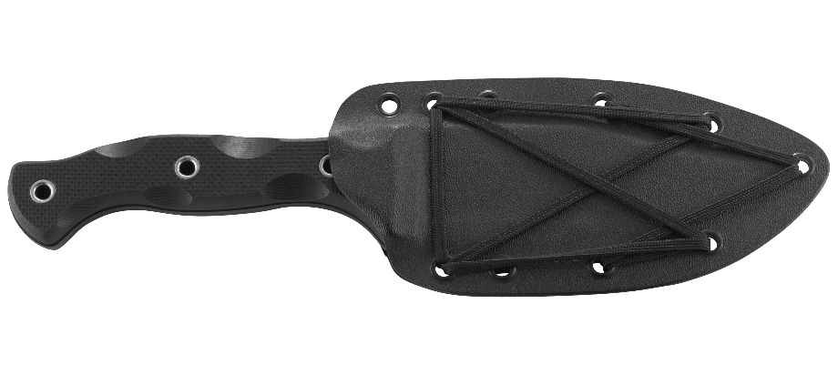 Ostrze ząbkowane: Nie | Futerał: Tak | Opakowanie: Pudełko kartonowe | Waga (g): 261 | Projektant: Austin McGlaun | Długość całkowita (cm): 26.5 | Blokada ostrza: Ostrze stałe | Długość ostrza (cm): 12.4 | Twardość materiału ostrza::: 55-58 HRC | Stal: SK 5 | Wykończenie ostrza: Proszkowane | Grubość ostrza (cm): 0.37 | Rękojeść: G10 - LifeGun.pl Nóż Taktyczny CRKT Rakkasan™ 1520-8