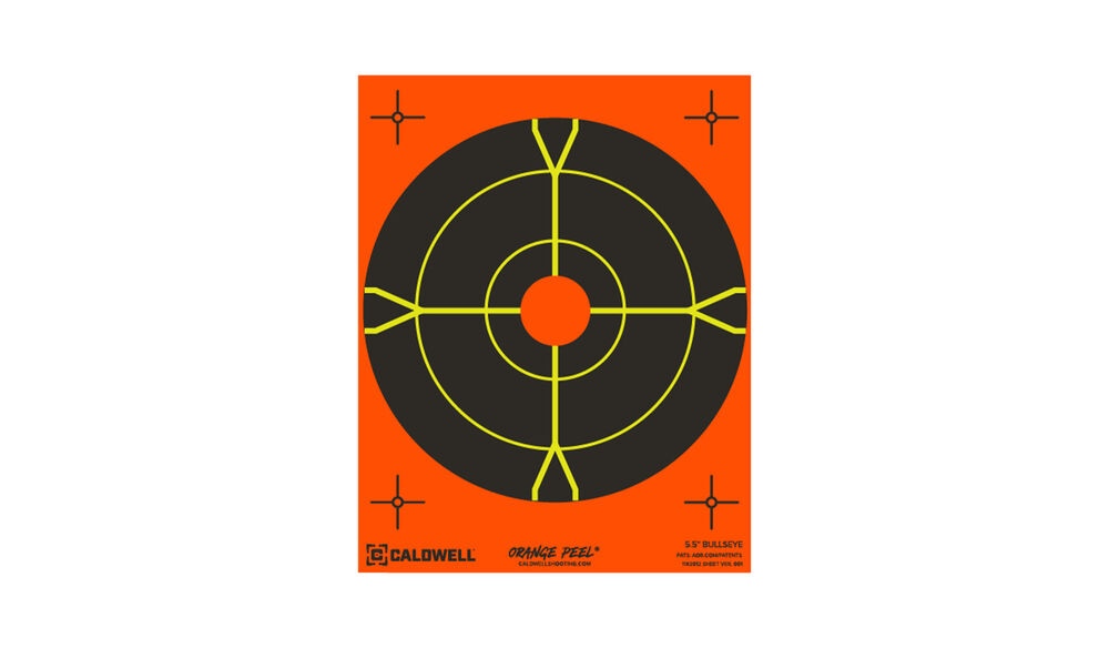 W tarczach CALDWELL 1166107 Orange Peel dzięki warstwowej, dwukolorowej technologii, miejsce trafienia wygląda jak mini-eksplozja, a kontrastowe kolory sprawiają, że są widoczne ze znacznej odległości.Nie ma też konieczności używania zszywek czy pinezek, samoprzylepny spód przykleja się do prawie każdej powierzchni, a specjalne naklejki umożliwiają naprawę tarcz i ponowne ich wykorzystanie.Cechy: Rozmiar tarczy: 5.5" Ilość: 10 sztuk - LifeGun.pl Tarcza strzelecka CALDWELL 1166107 Bullseye Target 5,5" Orange Peel 10-Pack-1