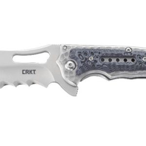 Nóż CRKT Fossil Black Veff Serrations 5473-1