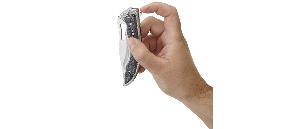 Asystent otwierania: IKBS | Ostrze ząbkowane: Tak | Futerał: Nie | Opakowanie: Pudełko kartonowe | Waga (g): 170 | Rodzaj ostrza:: Clip-point | Stal: 8Cr13MoV | Wykończenie ostrza: Satynowe | Długość po złożeniu (cm): 12.5 | Długość ostrza (cm): 10.5 | Rękojeść: 2Cr13 + okładziny G10 | Twardość materiału ostrza::: 58-60 HRC | Projektant: Flavio Ikoma | Długość całkowita (cm): 22.5 | Blokada ostrza: Frame Lock | Grubość ostrza (cm): 0.37 | Rodzaj ząbkowania ostrza: Veff - LifeGun.pl Nóż CRKT Fossil Black Veff Serrations 5473-6