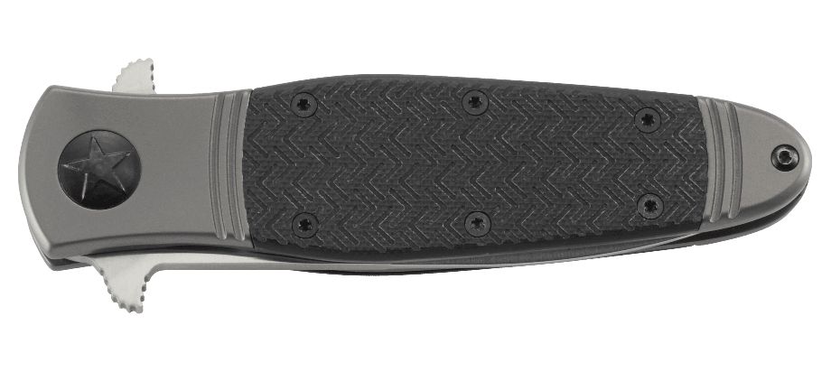 Asystent otwierania: IKBS | Ostrze ząbkowane: Nie | Futerał: Nie | Opakowanie: Pudełko kartonowe | Waga (g): 119 | Rodzaj ostrza:: Spear point | Stal: 8Cr13MoV | Wykończenie ostrza: Satynowe | Długość po złożeniu (cm): 11.4 | Długość ostrza (cm): 8.4 | Twardość materiału ostrza::: 58-60 HRC | Projektant: Ken Onion | Długość całkowita (cm): 20.1 | Blokada ostrza: Frame Lock | Grubość ostrza (cm): 0.31 | Rękojeść: 2CR13 i włókno impregnowane żywicą - LifeGun.pl Nóż CRKT Bombastic K340KXP-4