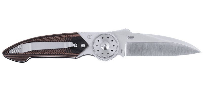 WALKER BLADE LOCK to nowoczesna edycja pionierskiego noża Blade Lock.Jest on nie tylko fantastycznym nożem EDC, ale również unikalnym dodatkiem do każdej kolekcji, ze względu na jego fenomenalne wzornictwo a także unikalny mechanizm blokujący.Ostrze folderu jest wykonane z wytrzymałej stali 14C28N a rękojeść ze stali nierdzewnej i laminatu G10.Całości dopełnia sprężysty klips umożliwiający wpięcie noża za pas lub części - LifeGun.pl NÓŻ CRKT 4200 WALKER BLADE LOCK-1