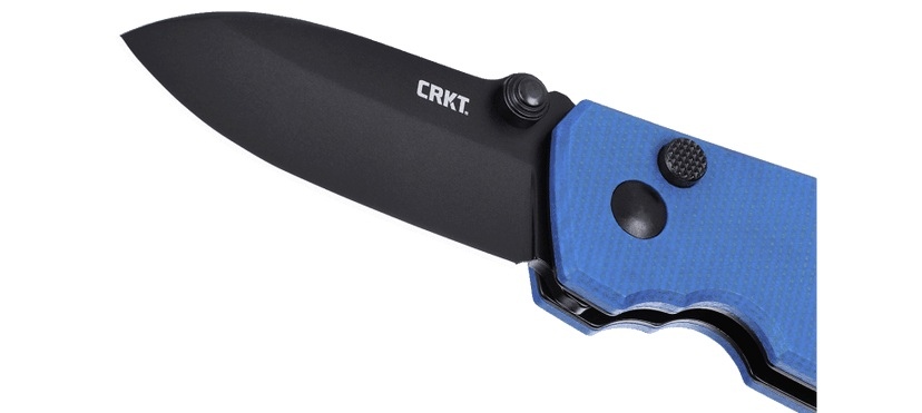 NÓŻ CRKT 2474BD - SQUID BUTTON LOCK BLUE-3