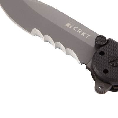 Asystent otwierania: Nie | Ostrze ząbkowane: Tak | Futerał: Nie | Opakowanie: Pudełko kartonowe | Waga (g): 108 | Rodzaj ostrza:: Deep-Bellied Spear Point | Stal: 8Cr14MoV | Wykończenie ostrza: Azotek tytanu | Długość po złożeniu (cm): 10.8 | Długość ostrza (cm): 7.9 | Rękojeść: G10 2CR13 | Twardość materiału ostrza::: 58-59 HRC | Projektant: Kit Carson | Długość całkowita (cm): 18.4 | Blokada ostrza: Locking Liner + AutoLAWKS | Grubość ostrza (cm): 0.3 | Rodzaj ząbkowania ostrza: Veff - LifeGun.pl Nóż CRKT M21-12 G10-8