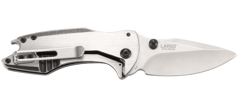 Waga (g): 102 | Długość całkowita (cm): 15.5 | Długość po złożeniu (cm): 9.0 | Długość ostrza (cm): 6.4 | Stal: 5Cr15MoV | Blokada ostrza: Frame Lock | Grubość ostrza (cm): 0.27 | Rękojeść: 2CR13 - LifeGun.pl Nóż CRKT LARGO 5360-2