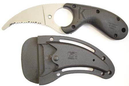 Ostrze ząbkowane: Tak | Futerał: Zytel | Opakowanie: Pudełko kartonowe | Waga (g): 96 | Rodzaj ostrza:: Niedźwiedzi pazur | Stal: AUS 4 | Wykończenie ostrza: Bead-blast | Grubość ostrza (cm): 0,33 | Rodzaj ząbkowania ostrza: Full Triple-Point Serrations | Twardość materiału ostrza::: 55-57 HRC | Projektant: Russ Kommer | Długość całkowita (cm): 14,6 | Blokada ostrza: Ostrze stałe | Długość ostrza (cm): 6 | Rękojeść: Zytel - LifeGun.pl Nóż CRKT Bear Claw 2510-1