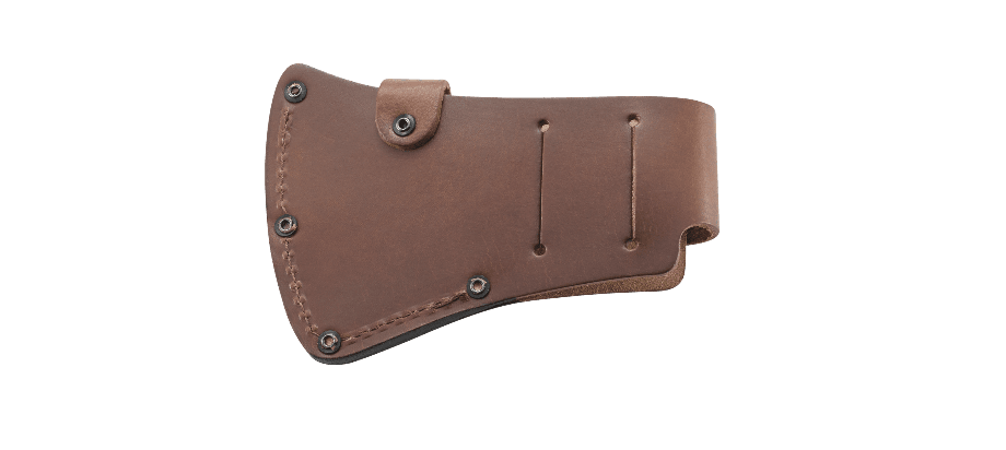 Pokrowiec na siekierę CRKT Birler D2745 Skórzany pokrowiec do siekiery CRKT Birler. Garbowana skóra, zszywana jest grubymi nylonowymi nićmi, dzięki czemu całość charakteryzuje się dużą wytrzymałością. Pokrowiec można przymocować do pasa nie szerszego niż 4 cm. Cechy: Waga: 90 g - LifeGun.pl Pokrowiec na siekierę CRKT Birler D2745-2