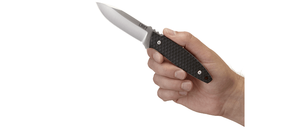 Stal: 8Cr13MoV, HRC 56-58 | Długość ostrza (cm): 8.76 | Długość całkowita (cm): 19.21 - LifeGun.pl Nóż CRKT Aux 1200-5