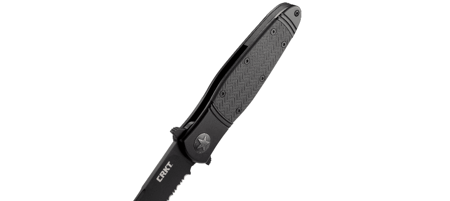 Waga (g): 119 | Wykończenie ostrza: Czarna oksyda | Długość po złożeniu (cm): 11.4 | Długość ostrza (cm): 8.4 | Długość całkowita (cm): 20.1 | Blokada ostrza: Frame Lock | Grubość ostrza (cm): 0.31 - LifeGun.pl Nóż CRKT Bombastic Black K345KKS-3