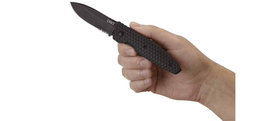 Waga (g): 119 | Długość całkowita (cm): 19.5 | Blokada ostrza: Locking Liner | Grubość ostrza (cm): 0.36 | Stal: 8Cr13MoV | Wykończenie ostrza: Czarna oksyda | Długość po złożeniu (cm): 11.2 | Długość ostrza (cm): 8.1 - LifeGun.pl Nóż CRKT Aux Folder Black 1221K-5