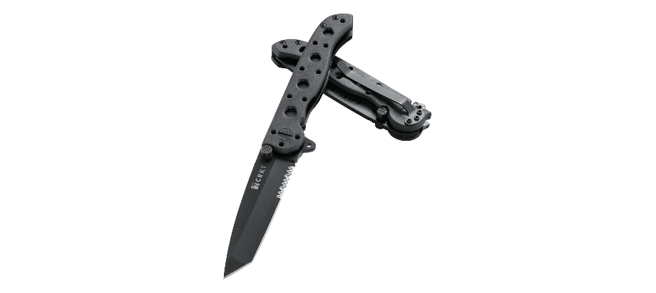 Asystent otwierania: Nie | Ostrze ząbkowane: Tak | Kolor: Czarny | Opakowanie: Pudełko kartonowe | Waga (g): 65 | Rodzaj ostrza:: Tanto | Stal: AUS 8 | Wykończenie ostrza: EDP | Długość po złożeniu (cm): 10.2 | Długość ostrza (cm): 7.6 | Rękojeść: Zytel | Twardość materiału ostrza::: 58-59 HRC | Projektant: Kit Carson | Długość całkowita (cm): 18.1 | Blokada ostrza: Locking Liner + AutoLAWKS | Grubość ostrza (cm): 0.2 | Rodzaj ząbkowania ostrza: Triple-Point Serrations - LifeGun.pl Noż CRKT M16-10KZ-7