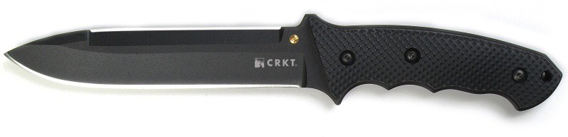 Ostrze ząbkowane: Nie | Futerał: Kabura zytelowa | Kolor: Czarny | Opakowanie: Pudełko kartonowe | Waga (g): 307 | Rodzaj ostrza:: Zmodyfikowane Spear Point, ostrze podwójne - góra - dół | Stal: SK 5 | Wykończenie ostrza: Czarny mat | Grubość ostrza (cm): 0.6 | Rękojeść: Zytel | Twardość materiału ostrza::: 57-58 HRC | Projektant: Allen Elishewitz | Długość całkowita (cm): 29.6 | Blokada ostrza: Ostrze stałe | Długość ostrza (cm): 16 - LifeGun.pl Nóż CRKT 2060 Elishewitz F.T.W.S-1