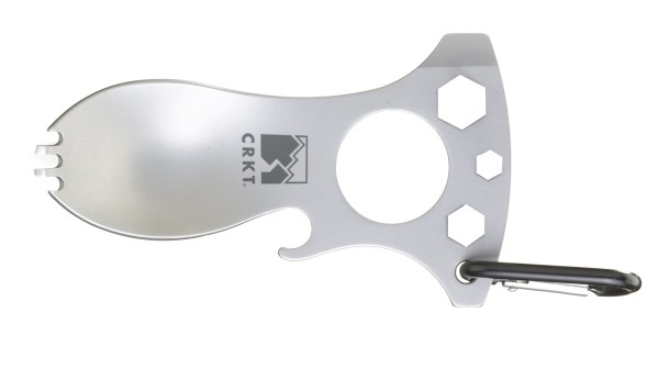 Waga (g): 43 | Stal: 3Cr13, 51-53 HRC | Projektant: Liong Mah | Długość całkowita (cm): 10.2 - LifeGun.pl ŁYŻKO WIDELEC CRKT EAT'N TOOL 9100C MULTITOOL-10