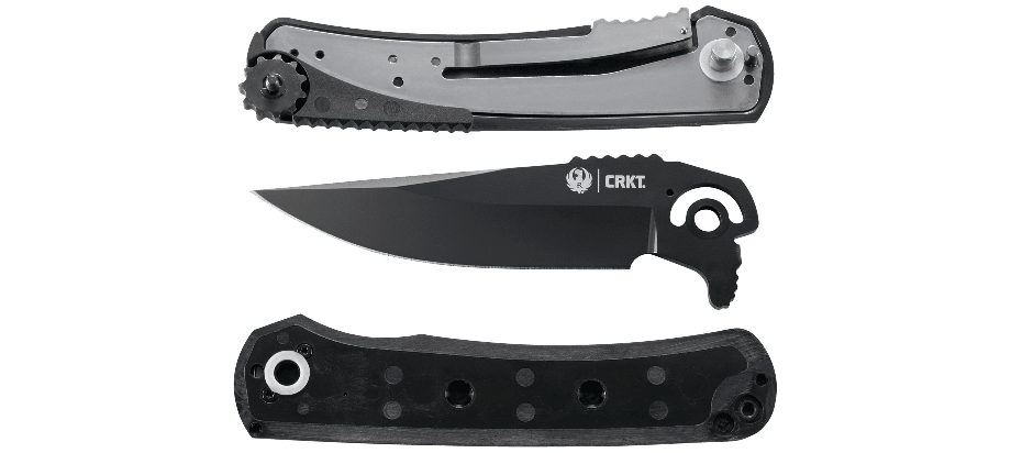 Stal: 1.4116 | Blokada ostrza: Locking Liner | Grubość ostrza (cm): 0.31 | Długość całkowita (cm): 21.5 | Długość po złożeniu (cm): 12.3 - LifeGun.pl NÓŻ CRKT R4801K RTD-5