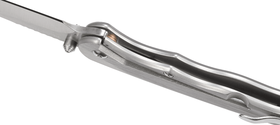 Stal: 8Cr13MoV, HRC 58-60 | Blokada ostrza: Frame Lock | Grubość ostrza (cm): 0.31 | Rękojeść: Stal nierdzewna | Długość całkowita (cm): 20.4 | Długość po złożeniu (cm): 11.2 | Długość ostrza (cm): 9 - LifeGun.pl Nóż CRKT 7016 Flat Out-6