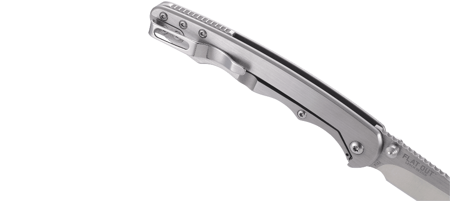 Stal: 8Cr13MoV, HRC 58-60 | Blokada ostrza: Frame Lock | Grubość ostrza (cm): 0.31 | Rękojeść: Stal nierdzewna | Długość całkowita (cm): 20.4 | Długość po złożeniu (cm): 11.2 | Długość ostrza (cm): 9 - LifeGun.pl Nóż CRKT 7016 Flat Out-7