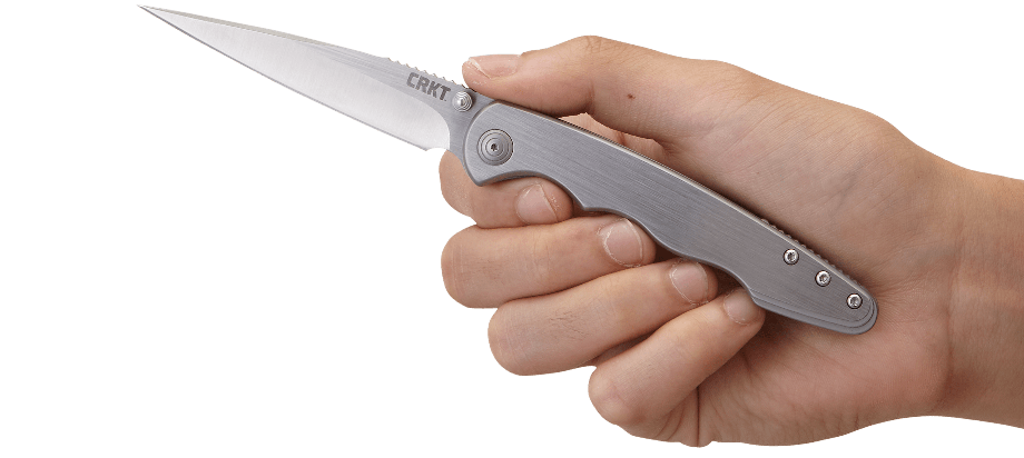 Stal: 8Cr13MoV, HRC 58-60 | Blokada ostrza: Frame Lock | Grubość ostrza (cm): 0.31 | Rękojeść: Stal nierdzewna | Długość całkowita (cm): 20.4 | Długość po złożeniu (cm): 11.2 | Długość ostrza (cm): 9 - LifeGun.pl Nóż CRKT 7016 Flat Out-9