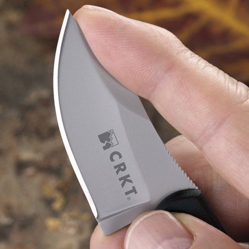 Ostrze ząbkowane: Nie | Futerał: Kabura zytelowa | Opakowanie: Pudełko kartonowe | Waga (g): 45 | Rodzaj ostrza:: Bowie | Stal: 5Cr15MoV | Wykończenie ostrza: Bead-blast | Grubość ostrza (cm): 0.27 | Rękojeść: Zytel | Twardość materiału ostrza::: 55-57 HRC | Projektant: Alan Folts | Długość całkowita (cm): 13 | Blokada ostrza: Ostrze stałe | Długość ostrza (cm): 5.4 - LifeGun.pl Nóż CRKT 2387 Minimalist Bowie-2