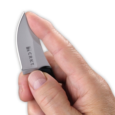 Ostrze ząbkowane: Nie | Futerał: Kabura zytelowa | Opakowanie: Pudełko kartonowe | Waga (g): 45 | Rodzaj ostrza:: Bowie | Stal: 5Cr15MoV | Wykończenie ostrza: Bead-blast | Grubość ostrza (cm): 0.27 | Rękojeść: Zytel | Twardość materiału ostrza::: 55-57 HRC | Projektant: Alan Folts | Długość całkowita (cm): 13 | Blokada ostrza: Ostrze stałe | Długość ostrza (cm): 5.4 - LifeGun.pl Nóż CRKT 2387 Minimalist Bowie-8