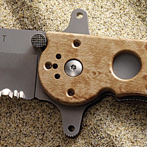 Ostrze ząbkowane: Tak | Opakowanie: Pudełko kartonowe | Waga (g): 179 | Rodzaj ostrza:: Tanto | Stal: AUS 8 | Wykończenie ostrza: Bead-blast | Długość po złożeniu (cm): 13.6 | Długość ostrza (cm): 10.2 | Rękojeść: Zytel | Twardość materiału ostrza::: 58-59 HRC | Projektant: Kit Carson | Długość całkowita (cm): 23.5 | Blokada ostrza: Locking Liner + AutoLAWKS | Grubość ostrza (cm): 0.36 | Rodzaj ząbkowania ostrza: Triple-Point Serrations - LifeGun.pl Nóż CRKT M16-14ZSF Tanto-3