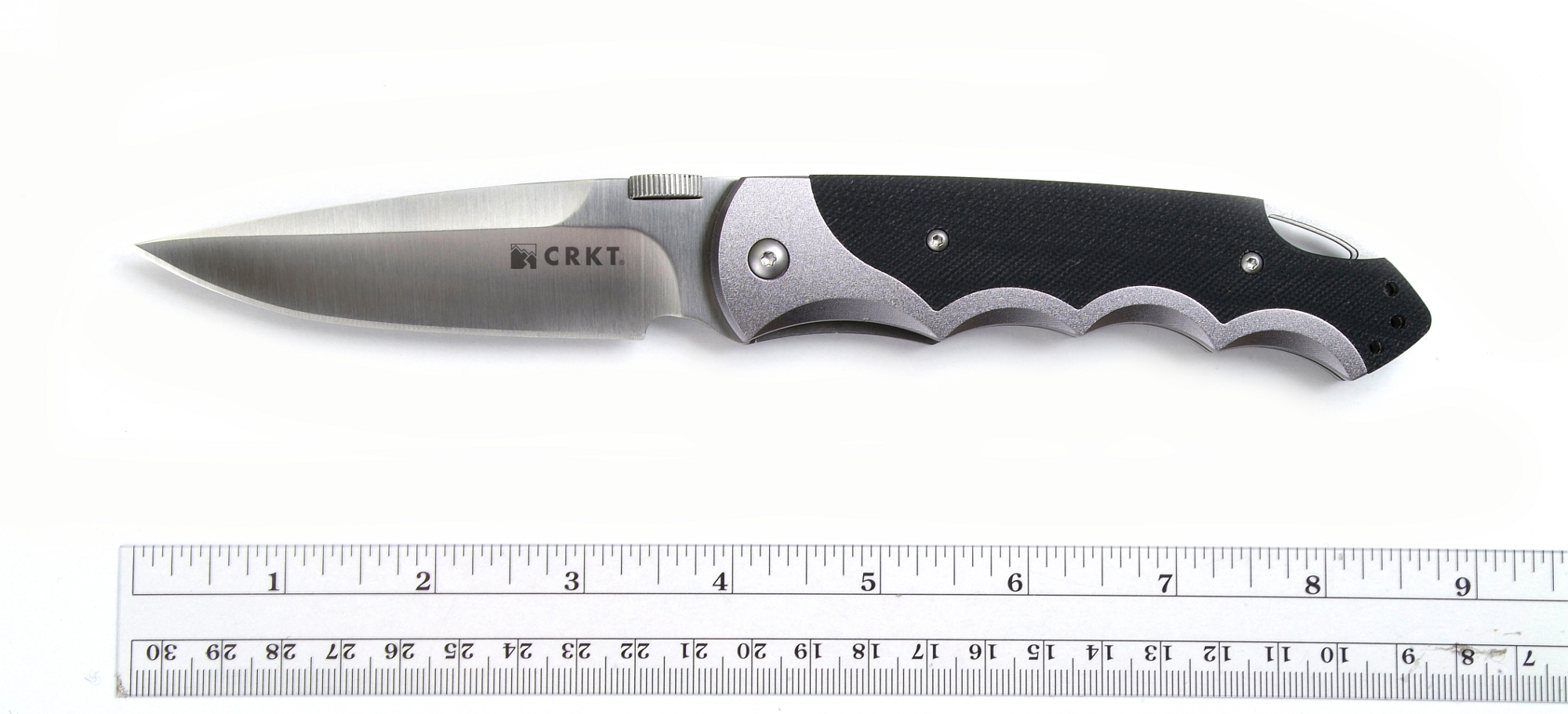 Asystent otwierania: OutBurst + Fire Safe | Ostrze ząbkowane: Nie | Futerał: Nie | Opakowanie: Pudełko kartonowe | Waga (g): 150 | Rodzaj ostrza:: Zmodyfikowany Spear Point | Długość całkowita (cm): 21.9 | Blokada ostrza: Locking Liner + LAWKS | Grubość ostrza (cm): 0.3 | Rękojeść: Aluminium z elementami G10 | Twardość materiału ostrza::: 58-59 HRC | Stal: 8Cr14MoV | Wykończenie ostrza: Satynowe | Długość po złożeniu (cm): 12 | Długość ostrza (cm): 9.8 - LifeGun.pl Nóż Składany CRKT 1050 Fire Spark-4