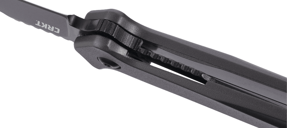 Waga (g): 107 | Stal: D2 | Wykończenie ostrza: Czarna oksyda | Długość po złożeniu (cm): 11.6 | Długość ostrza (cm): 8.9 | Twardość materiału ostrza::: 59-61 HRC | Długość całkowita (cm): 20.6 | Blokada ostrza: Locking Liner | Grubość ostrza (cm): 0.32 | Rękojeść: Aluminium 6061 - LifeGun.pl Nóż CRKT K500GKP Helical Czarny-4