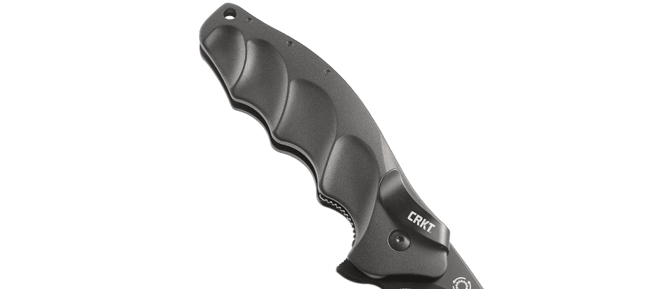 Ostrze ząbkowane: Tak | Kolor: Czarny | Opakowanie: Pudełko kartonowe | Waga (g): 179 | Rodzaj ostrza:: Zmodyfikowany Drop Point | Stal: AUS 8 | Wykończenie ostrza: Azotek tytanu - czarne | Długość po złożeniu (cm): 13.2 | Długość ostrza (cm): 8.9 | Rękojeść: Aluminium + 420J2 | Twardość materiału ostrza::: 58-59 HRC | Projektant: Ken Onion | Długość całkowita (cm): 22.1 | Blokada ostrza: Locking Liner | Grubość ostrza (cm): 0.4 | Rodzaj ząbkowania ostrza: Razor Edge / Triple-Point Serrations - LifeGun.pl Nóż składany CRKT Foresight K220KKS-3