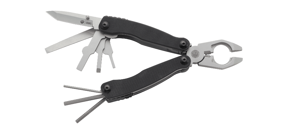 Waga (g): 275 | Wykończenie ostrza: Bead-blast | Długość po złożeniu (cm): 10.5 | Długość ostrza (cm): 6.3 | Długość całkowita (cm): 22.8 | Blokada ostrza: Locking Liner | Grubość ostrza (cm): 0.22 | Rękojeść: G10 - LifeGun.pl Multitool CRKT 1911 Tool R5100-11