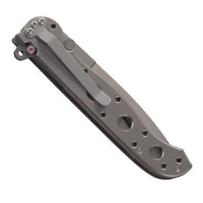 Ostrze ząbkowane: Tak | Opakowanie: Pudełko kartonowe | Waga (g): 96 | Rodzaj ostrza:: Spear point | Stal: AUS 8 | Wykończenie ostrza: Bead-blast | Długość po złożeniu (cm): 12.1 | Długość ostrza (cm): 8.9 | Rękojeść: Tytan + 420J2 | Twardość materiału ostrza::: 58-59 HRC | Projektant: Kit Carson | Długość całkowita (cm): 20.9 | Blokada ostrza: Locking Liner + AutoLAWKS | Grubość ostrza (cm): 0.25 | Rodzaj ząbkowania ostrza: Triple-Point Serrations - LifeGun.pl Nóż składany CRKT M16-13T-6