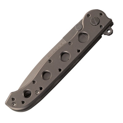 Ostrze ząbkowane: Tak | Opakowanie: Pudełko kartonowe | Waga (g): 96 | Rodzaj ostrza:: Spear point | Stal: AUS 8 | Wykończenie ostrza: Bead-blast | Długość po złożeniu (cm): 12.1 | Długość ostrza (cm): 8.9 | Rękojeść: Tytan + 420J2 | Twardość materiału ostrza::: 58-59 HRC | Projektant: Kit Carson | Długość całkowita (cm): 20.9 | Blokada ostrza: Locking Liner + AutoLAWKS | Grubość ostrza (cm): 0.25 | Rodzaj ząbkowania ostrza: Triple-Point Serrations - LifeGun.pl Nóż składany CRKT M16-13T-7