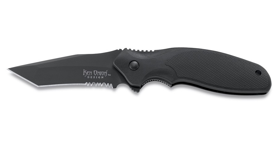 Ostrze ząbkowane: Tak | Opakowanie: Pudełko kartonowe | Waga (g): 108 | Rodzaj ostrza:: Tanto | Stal: AUS 8 | Wykończenie ostrza: Azotek tytanu - czarne | Długość po złożeniu (cm): 12.4 | Długość ostrza (cm): 8.2 | Rękojeść: 420J2 | Twardość materiału ostrza::: 58-59 HRC | Projektant: Ken Onion | Długość całkowita (cm): 20.9 | Blokada ostrza: Locking Liner | Grubość ostrza (cm): 0.3 | Rodzaj ząbkowania ostrza: Combo w/ Triple Point Serrations - LifeGun.pl Nóż CRKT K495KKS ONION SHENANIGAN TANTO-3