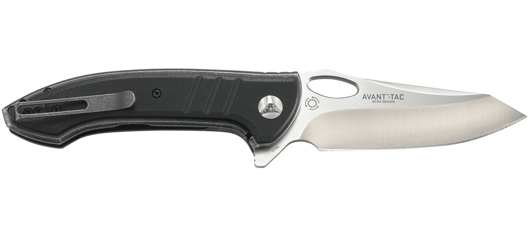 Nóż CRKT Avant Tac 5820 Avant to nóż codziennego użytku inspirowany taktycznym wyposażeniem. Nóż również wyposażono we flipper i system łożysk IKBS, znacząco przyśpieszające wysunięcie ostrza. Rękojeść wykonano z tworzywa G10, zapewnia ono idealny chwyt w każdych warunkach pogodowych. Smukły o ergonomicznej konstrukcji jest wygodny do noszenia oraz stworzony do ciężkiej pracy. Specyfikacje: Długość ostrza - LifeGun.pl Nóż CRKT Avant Tac 5820-2