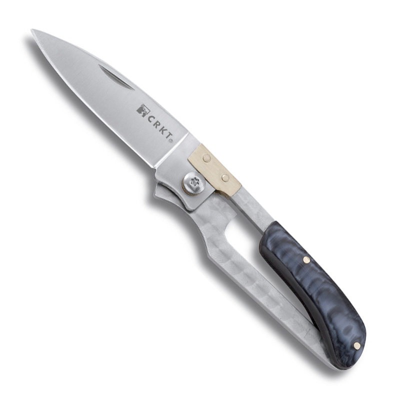 Ostrze ząbkowane: Nie | Opakowanie: Pudełko kartonowe | Waga (g): 29 | Rodzaj ostrza:: Drop point | Stal: 2CR13 | Wykończenie ostrza: Satynowe | Długość po złożeniu (cm): 7.9 | Długość ostrza (cm): 6 | Twardość materiału ostrza::: 51-53 HRC | Projektant: Ed Halligan | Długość całkowita (cm): 13.3 | Blokada ostrza: Slip Joint | Grubość ostrza (cm): 0.2 | Rękojeść: Stal nierdzewna i CPL - LifeGun.pl Nóż składany CRKT 5565 KISS-4