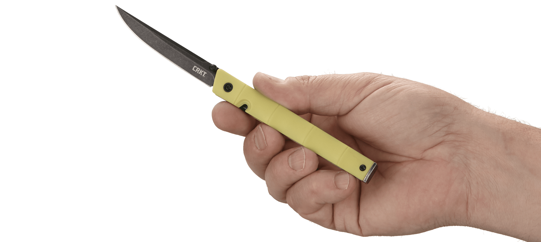 Nóż CRKT 7096YGK Ceo Bamboo Smukły nóż codziennego użytku o cienkim i eleganckim ostrzu. Rękojeść wykonano z nylonu wzmacnianego włóknem szklanym, prócz tego twórca Richard Roger umieścił na rękojeści wzór przypominający pędy bambusa. Dodatkowo w nożu wykorzystano system łożysk IKBS, przyspieszające dobycie ostrza. Całość prezentuje się jako trwała i lekka konstrukcja stanowiąca idealny wybór do - LifeGun.pl Nóż CRKT 7096YGK Ceo Bamboo-4