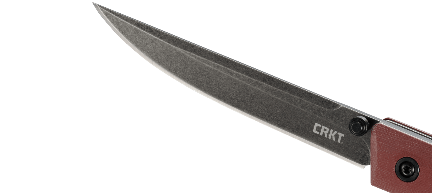 Nóż CRKT 7096BKD2 CEO Burgundy CEO firmy CRKT to prosty i wyjątkowo lekki pełnowymiarowy nóż składany zaprojektowany przez Richarda Rogersa. Nóż po złożeniu i schowaniu do kieszeni koszuli przypomina pióro lub długopis. Płaski profil i przyjemnie leżąca w dłoni konstrukcja modelu zachowuje funkcjonalność . Wąską głownię o satynowym wykończeniu wykonano ze stali nierdzewnej 8Cr13MoV. Użytkownikowi do rozłożenia noża służy - LifeGun.pl Nóż CRKT 7096BKD2 CEO Burgundy-3