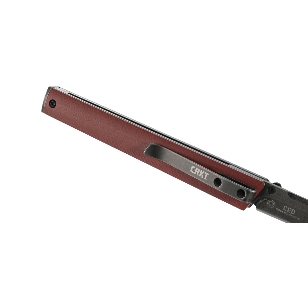 Nóż CRKT 7096BKD2 CEO Burgundy 5 Nóż CRKT 7096BKD2 CEO Burgundy
